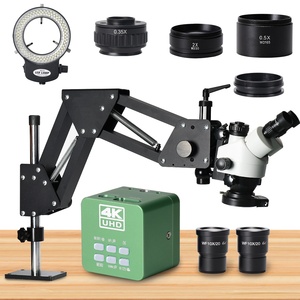 7X-45X <strong>3</strong>.5X-90X Multi-Directional Goldsmith <strong>Microscope</strong> Jewelry Stones Setting <strong>Microscope</strong> with 4k Camera Jewelry Tools - Product Image 2