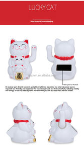 <span class=keywords><strong>Pas</strong></span> <span class=keywords><strong>cher</strong></span> 2 pouces ABS décoration de voiture chat chanceux solaire alimenté automatique main secouant <span class=keywords><strong>Maneki</strong></span> <span class=keywords><strong>Neko</strong></span> solaire décoration de la maison chat de fortune - Product Image 4