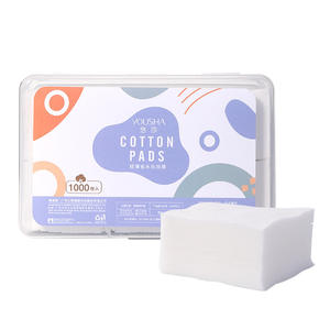 Lingettes démaquillantes Yousha en coton, 1000 pièces en boîte, fines, jetables, respectueuses de la peau, en tissu non tissé - Product Image 2