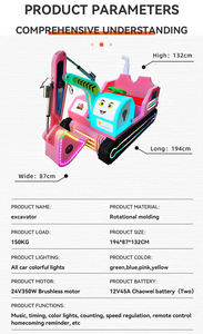 <span class=keywords><strong>Location</strong></span> de pelles électriques véhicules de divertissement lumineux pour enfants parent-enfant Offres Spéciales aire de jeux autos tamponneuses à vendre - Product Image 6