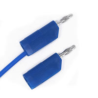 Connecteur banane en ligne 25,403 4 mm 32 A à courant élevé en laiton nickelé avec ressort en cuivre béryllium pour test multimètre