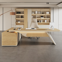 Mobilier de bureau pour chef de bureau Table de bureau exécutive pour chef d'entreprise Table de bureau de luxe pour chef d'entreprise