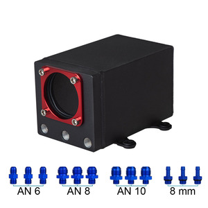 Duy Nhất Nhiên Liệu Tăng Tank 60Mm Bên Ngoài 044 Racing Đen Phôi Nhôm Dầu Bắt Có Thể an6 an8 AN10 8Mm OCT-1115-BK Các Bộ Phận Bơm - Product Image 2