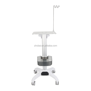 Carro Médico Móvil Todo en Uno con Soporte VESA, Altura Ajustable, para Portátil, con Organizador de Cables, Brazo de Almacenamiento, Estación de Trabajo <span class=keywords><strong>Dental</strong></span> para Hotel - Product Image 2