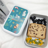 Boîte à lunch Portable RPET grande capacité boîte à bento en plastique micro-ondable étudiant employé de bureau boîte à lunch