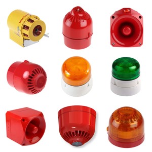 PSS-0094, Serie Onos, Combinación de Baliza y Sirena Roja, IP65, 230V CA, Base de 102 dB, 1m, Electrónico - Product Image 5