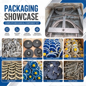 Rueda de esquina de nylon PA6 <span class=keywords><strong>MC</strong></span> de 6 pulgadas para giros de 90 y 180 grados, transportador de riel en T para mataderos de aves - Product Image 5