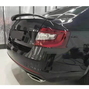 Haosheng — becquet à lèvre arrière en Fiber de carbone ABS, Style RS, pour Skoda <span class=keywords><strong>Octavia</strong></span> <span class=keywords><strong>2015</strong></span> 2016 2017 - Product Image 3