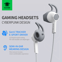 Audífonos Intrauditivos con Cable PLEXTONE G27, Audífonos para Juegos 2025, Audífonos para Deportes Electrónicos con Micrófono, Control de Volumen, Conector en Forma de L
