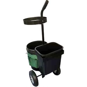 Carritos de Jardinería y Camping con Ruedas, con 2 Cubos y Bolsa Organizadora de Herramientas - Product Image 1