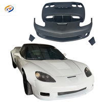 Pare-chocs avant et arrière en fibre de verre Z06 compatibles avec les modèles Chevrolet Corvette C6 2005-2013.