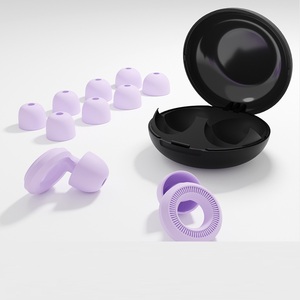 سدادات أذن سيليكون عازلة للضوضاء مع علبة، سدادات أذن مخصصة عالية الجودة للنوم وتقليل الضوضاء - Product Image 6