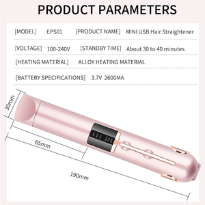 Inalámbrico Vaor Plancha De <span class=keywords><strong>Surker</strong></span> Mini Planchas Pa Cabello - Product Image 3