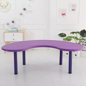 Pupitres de plástico respetuosos con el medio ambiente para niños, juego infantil de aprendizaje de media luna de alta calidad - Product Image 1