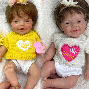 Muñeca Reborn de Silicona de 12 Pulgadas, Realista, Bebé Recién Nacido, Niño/Niña, Juguete Suave, Transpirable, con Cabello Enraizado, para Juego de Roles y Regalos - Product Image 1