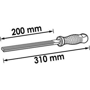 VIGOR - V1787 Lima de mano plana 310mm - EAN 4047728017879 LIMAS DE CORTE Y ESCOFINAS - Product Image 2