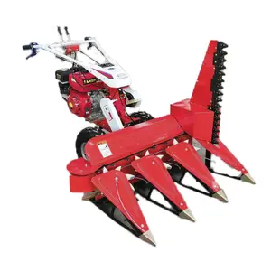 automatic Rice wheat sorghum cutter-rower mini paddy cutter harvester Hand held gasoline soybean and wheat harvester