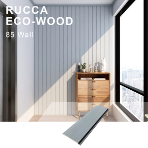 Panneau composite <span class=keywords><strong>bois</strong></span> de luxe 96*9mm blanc, résistant à l'humidité et à la moisissure, design contemporain, garantie 5 ans pour intérieur et extérieur - Product Image 4