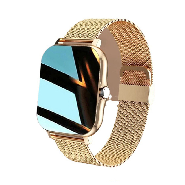Factory Sales Fashion Top Rated Metal Smartwatch Women Men BT Calling IP67 Waterproof Sports Fitness Tracker Y13 Smart Watch