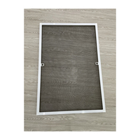 Pantalla retráctil multiusos para insectos, esquinas De plástico De alta durabilidad, perfil De aluminio iluminado
