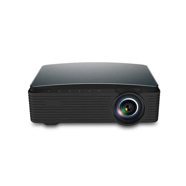 Proyector nativo 1080 con Wi-Fi y Blue-tooth 4K, proyector portátil para exteriores, compatible con películas