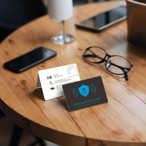 Rfid & NFC chặn nhôm kiểm soát truy cập thẻ PVC không tiếp xúc thẻ tín dụng chặn chống trộm tính năng cung cấp thẻ Nhà cung cấp - Product Image 2