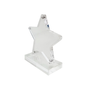 Lucite Khung Ảnh Đứng Loại <span class=keywords><strong>Acrylic</strong></span> Khung Ảnh Sao Hình Dạng <span class=keywords><strong>Acrylic</strong></span> Nam Châm Khung Ảnh - Product Image 2