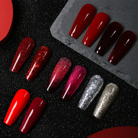 ZRKGEL Haute Pigment Bouteille De Vin Rouge Gel Vernis À Ongles Ensemble 26 Couleurs Nail Art Conception Soak Off Uv LED Gel Mincure