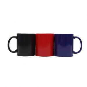 11Oz Sublimation Changing Ceramic Mug Hand Grip Matte Finish Custom Colors Logo for Full Color Heat Transfer Printing - Product Image 1