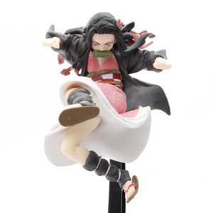 Vente en gros de poupée Ghost Slayer Kamado Tanjirou <span class=keywords><strong>Nezuko</strong></span> Personnages d'anime <span class=keywords><strong>Figurine</strong></span> en PVC Poupée de collection - Product Image 5