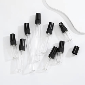 Botella de Perfume Portátil de Vidrio de Lujo, Redonda, de 5ml y 10ml, con Serigrafía, para Viajes, en Oferta - Product Image 1