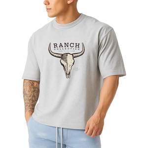 Camiseta Gráfica Personalizada para Hombre, Cuello Redondo, Manga Corta, 100% Algodón Jersey, Transpirable, Estilo Urbano, Informal - Product Image 5