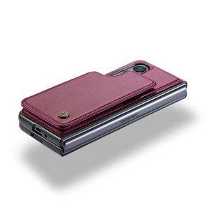 Portefeuille en cuir magnétique pour Samsung Galaxy Z <span class=keywords><strong>Fold3</strong></span> avec étui en cuir PU - Product Image 2