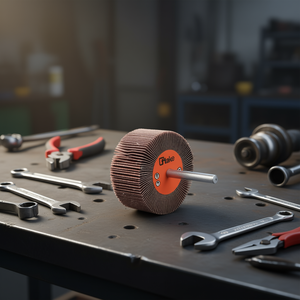 Ttake Abrasive Flap <b>Wheel</b> 50x20 Mm 6 Mm Shaft 180 Grit For <b>Grinding</b> - Product Image 3