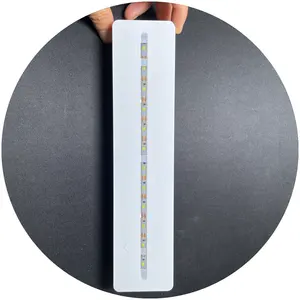 A4 크기 DIY 재기록 빈 아크릴 LED 조명 메시지 보드 테이블 야간 조명 창조적 인 직사각형 ABS베이스 램프