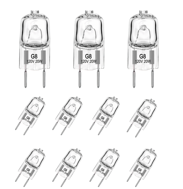 High Quality Factory Price Dimmable Light Halogen Bulb G8 120V 20W 35W 50W Halogen Lamp