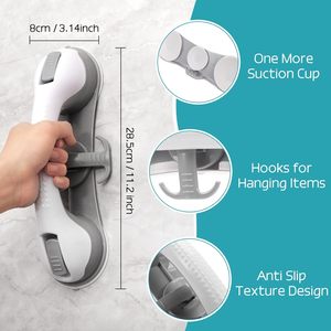 Portable <strong>Suction</strong> Cup <strong>Grab</strong> Bar Strong Grip Bathroom Safety Handle Non-Drilling Wall Mounted <strong>Grab</strong> <strong>Rail</strong> for Toilet Support - Product Image 4