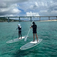 Planche à pagaie gonflable transparente (SUP) pour adultes, jouet aquatique