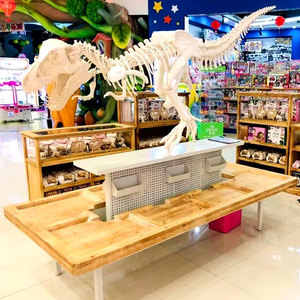 Mesa <span class=keywords><strong>de</strong></span> <span class=keywords><strong>Dinosaurios</strong></span> para Parque <span class=keywords><strong>de</strong></span> Diversiones Interior Moetry con Hueso <span class=keywords><strong>de</strong></span> T-Rex para Niños, Actividad <span class=keywords><strong>de</strong></span> Excavación Arqueológica, Museo Infantil - Product Image 1