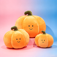 OEM Coussin en peluche citrouille souriante mignonne, Décoration de table d'Halloween, Poupée en peluche légume, Vente en gros