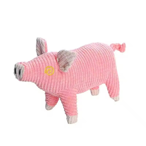 Hot Selling New Design Funny Pet Toys Pig Shape Dog Squeaky Chew Toy <b>Plush</b> Dog Toy Puppy Interactive Funny Training - Product Image 4