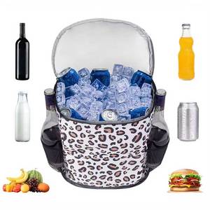 Custom Logo 24 Cans 15 L Waterproof Fashionable Lunch <b>Ice</b> <b>Pack</b> <b>Bag</b> Insulated Wine Cooler <b>Bag</b> Backpack for Picnic Travel Camping - Product Image 1