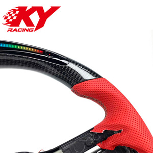 Volant personnalisé en fibre de carbone avec écran LED pour Mercedes Benz C E S W176 W204 W205 W206 W212 W213 GLA45 C63 E63S G63 GT50 - Product Image 2