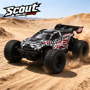 รถบรรทุกมอนสเตอร์บังคับวิทยุ JIUSI SC10 1/10 4WD Brushless RC ความเร็ว 80 กม./ชม. แบตเตอรี่ 3S Lipo สำหรับขับขี่ออฟโรด รถบังคับวิทยุสำหรับผู้ใหญ่ - Product Image 1
