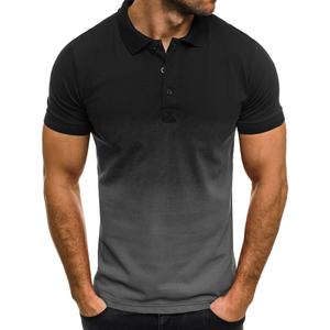 Abbigliamento da squadra personalizzato con stampa Logo Casual estivo in forma uniforme da <span class=keywords><strong>lavoro</strong></span> t-shirt Polo da uomo oversize nera da Golf da uomo - Product Image 3