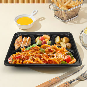 4 bölme PPFood konteyner 900ml plastik ambalaj paket Fast Food konteyner - Product Image 6