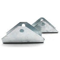 Connecteur triangulaire en aluminium de haute qualité pour support solaire, fixation pour structure de support de panneaux solaires au sol