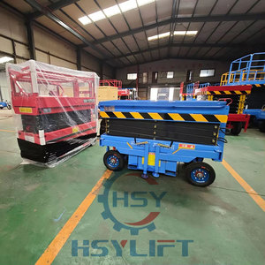 Venta directa de fábrica de China, altura de elevación de 4-18m, 500kg, 1000kg, elevador de tijera hidráulico eléctrico remolcable Manual móvil Skylift - Product Image 4