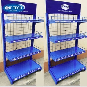 Customization Advertising <b>shelf</b> / rack Vietnam One Tech Metal advertise rack Customization Light Duty Rectangular <b>Display</b> Stand - Product Image 5