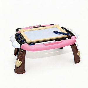Pizarra Magnética con Forma de Mariquita, Juguete Educativo con Bolígrafo y Sellos para Niños, Borrable, para Dibujar y Practicar Arte - Product Image 1